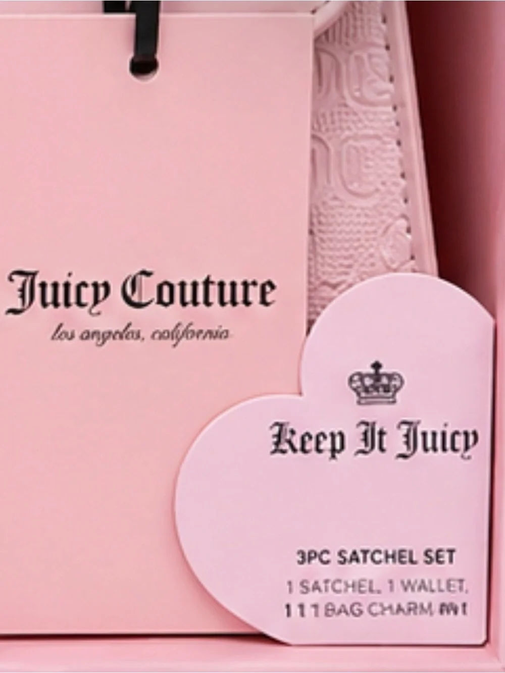 Juicy Couture 3 Piece Satchel Gift Set - NWT